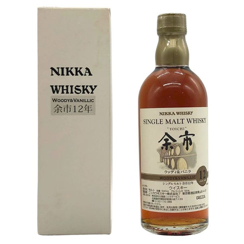 東京都限定◆ニッカ 余市 12年 ウッディ&バニラ 500ml 55% NIKKA 【K0】