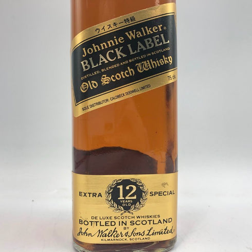 ジョニーウォーカー ブラックラベル 12年 エクストラ スペシャル 黒金キャップ 750ml 43% Johnnie Walker BLACK LABEL EXTRA SPECIAL スコッチウイスキー【T1】