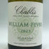 ウィリアム フェーヴル シャブリ 2023 750ml 12.5% William Fevre Chablis ブルゴーニュワイン【G1】