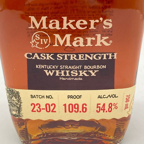メーカーズマーク カスクストレングス 750ml 54.8% MAKER'S MARK CASKSTRENGTH 【E】
