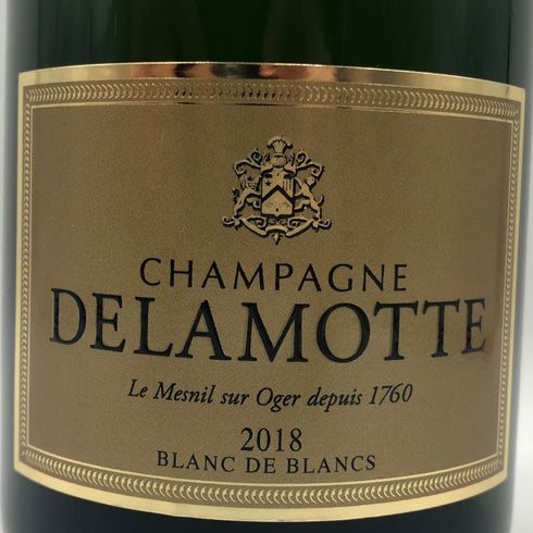 ドゥラモット ブリュット ブラン ド ブラン ミレジメ 2018 750ml 12% DELAMOTTE BRUT Blanc de Blancs Millesime シャンパン【Y1】