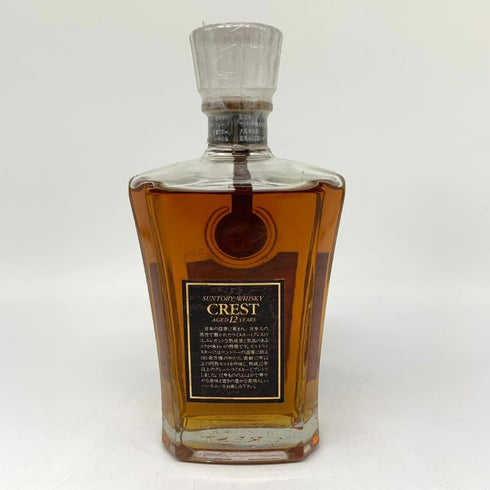 東京都限定◆サントリー クレスト 12年 向獅子マーク 700ml 43% SUNTORY 【N1】