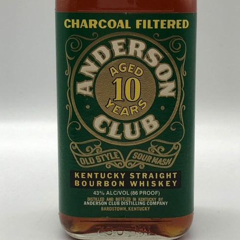 アンダーソンクラブ 10年 750ml 43% ANDERSON CLUB バーボン【C2】