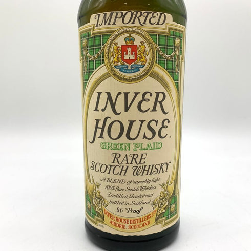 インバー ハウス グリーン プレイド 86Proof 750ml 43% INVER HOUSE 【N】