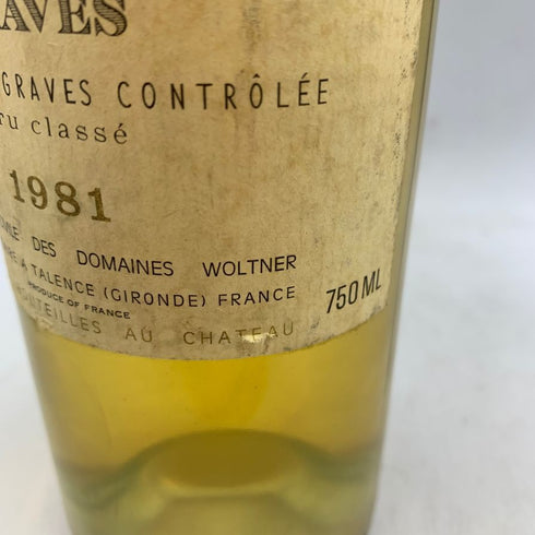シャトー ラヴィル オー ブリオン 1981 750ml 14% CHATEAU LAVILLE HAUT-BRION 【D2】