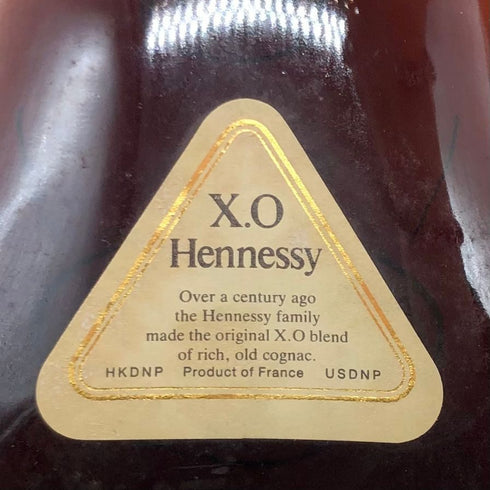 ヘネシーXO クリアボトル 金キャップ 700ml 40% Hennessy コニャック【O4】