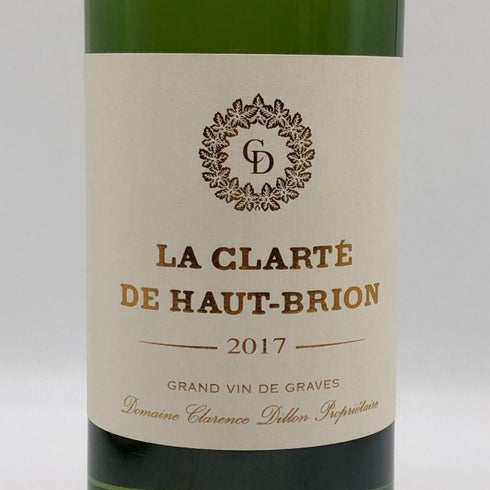 ラ クラルテ ド オー ブリオン 2017 750ml 13.5% LA CLARTE DE HAUT BRION 白ワイン【A4】