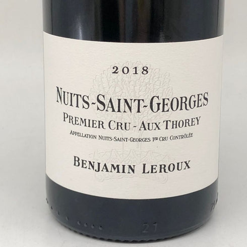 バンジャマン ルルー ニュイ サンジョルジュ プルミエクリュ オー ト レイ 2018 750ml 13.5% Benjamin Leroux Nuits Saint Georges 1er Cru Aux Thorey ブルゴーニュワイン【L】