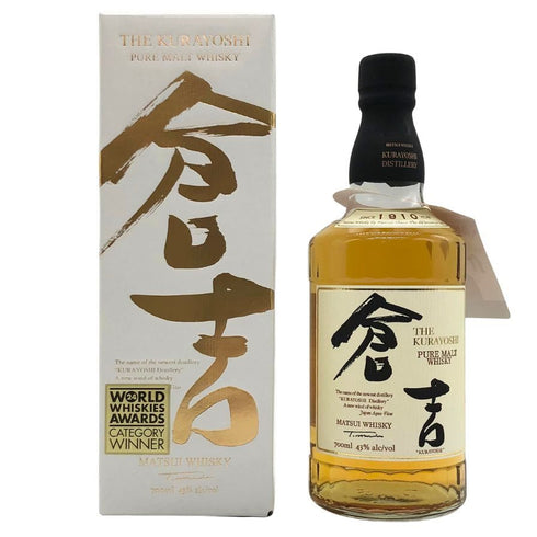 東京都限定◆倉吉 ピュアモルトウイスキー 700ml 43% MATSUI WHISKY 【I2】