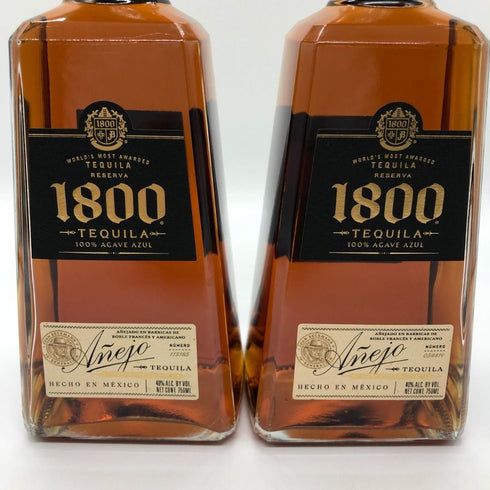 【2本セット】クエルボ 1800 アネホ 正規輸入品 750ml 40% Cuervo ANEJO テキーラ【N0】
