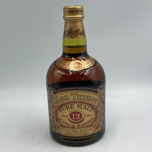 グレンターナー 12年 ピュアモルト 700ml 43% ウイスキー特級 Glen Turner スコッチウイスキー【B0】