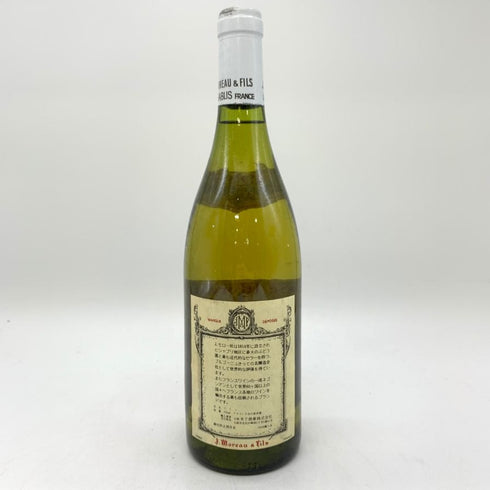 ドメーヌ モロー エ フィス シャブリ プルミエ クリュ 1989 750ml 12.5% Domaine Moreau&Fils Chablis 1er Cru 白ワイン【J1】