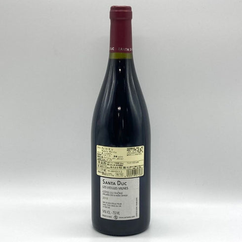 ドメーヌ サンタ デュック レ ヴィエイユ ヴィーニュ 2010 750ml 14% Domaine Santa Duc フランスワイン【Z4】