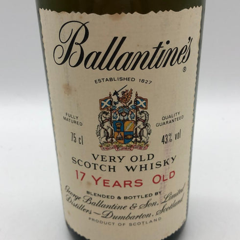 バランタイン 17年 ベリーオールド 青青紋章 750ml 43% Ballantine's スコッチウイスキー【N4】