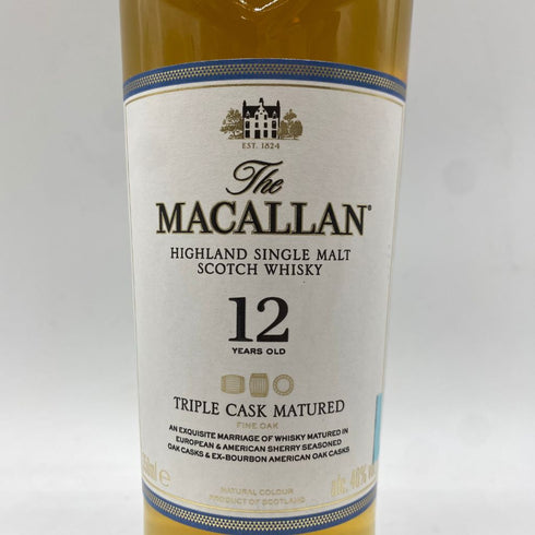 ザ マッカラン 12年 トリプルカスク 350ml 40% The MACALLAN【Y4】