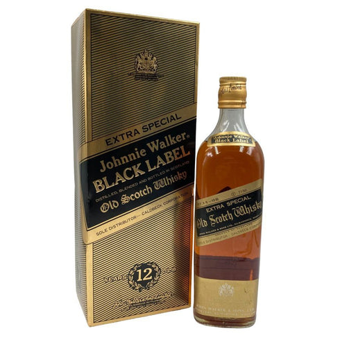 ジョニーウォーカー ブラックラベル 12年 金キャップ 特級表記 760ml Johnnie Walker BLACK LABEL スコッチウイスキー【R4】