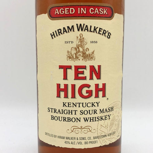 ハイラム ウォーカー テン ハイ 40% 750ml HIRAM WALKER'S TEN HIGH バーボン【W4】
