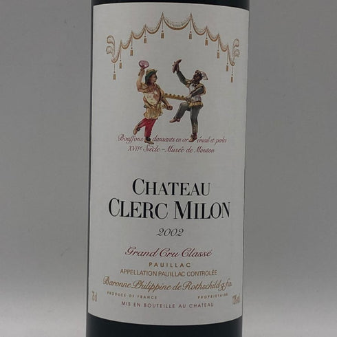 シャトー クレール ミロン 2002 750ml 13% Château Clerc Milon ボルドーワイン【Q0】