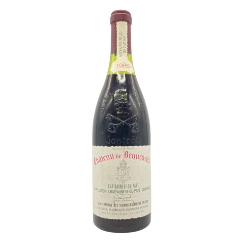 シャトー ド ボーカステル シャトーヌフ デュ パプ 1988 750ml 13% Chateau de Beaucastel CHATEAUNEUF DU PAPE 【B】