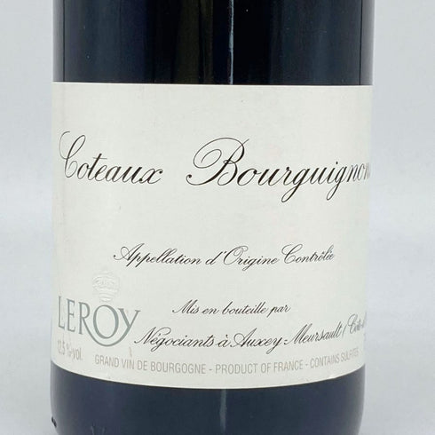 メゾン ルロワ コトー ブルギニョン ルージュ 2017 750ml 12.5% Maison Leroy Coteaux Bourguignons Rouge ブルゴーニュワイン【D3】