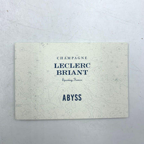 ルクレール ブリアン アビス 2016 750ml 12% LECLERC BRIANT ABYSS 【K】