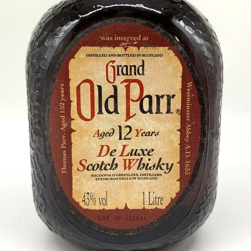 グランド オールド パー 12年 デ ラックス 1000ml 43% Grand Old Parr De Luxe スコッチウイスキー【M4】