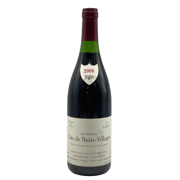 ドメーヌ ド ラ プレット コート ド ニュイ ヴィラージュ ヴィエルヴィル 2000 13% 750ml DOMAINE DE LA POULETTE ブルゴーニュワイン【J1】