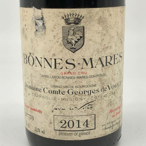 コント ジョルジュ ド ヴォギュエ ボンヌ マール グラン クリュ 2014 750ml 12.5% Comte Georges de Vogue Bonnes Mares Grand Cru ブルゴーニュワイン【C2】