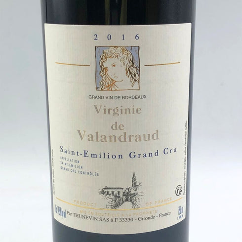 ヴィルジニー ド ヴァランドロー サン テミリオン 2016 750ml 14.5% Virginie de Valandraud ボルドーワイン【S4】