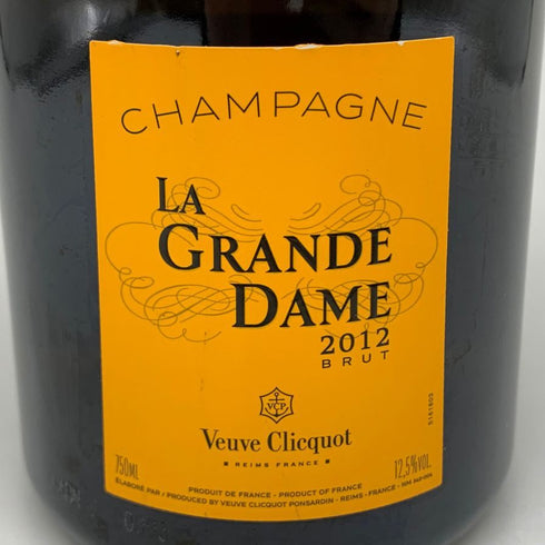 ヴーヴ クリコ ラ グランダム イエロー 2012 12.5% 750ml Veuve Clicquot La Grande Dame シャンパン【O1】