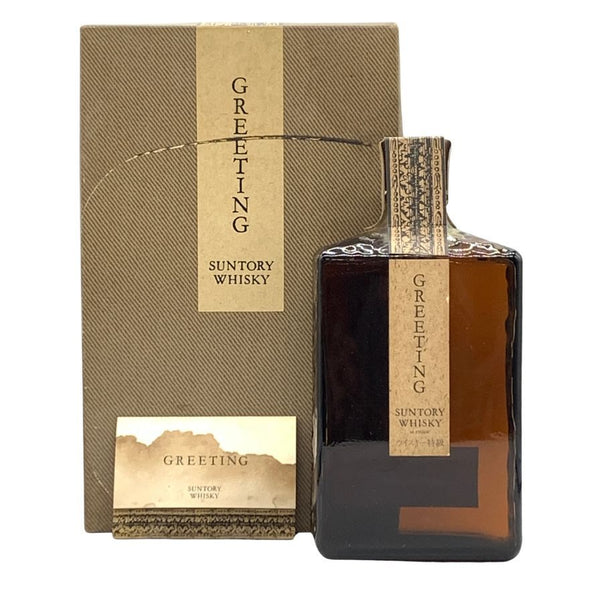 東京都限定◆サントリー グリーティング ウイスキー特級 720ml 43% SUNTORY 【E3】