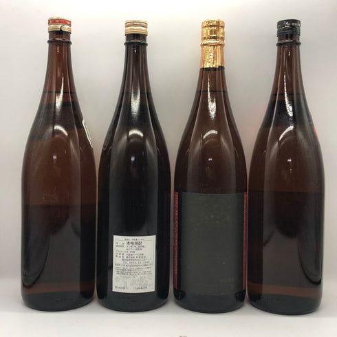 焼酎 4本セット 【紫尾の露×伊佐美×元気玉×明るい農村】 1800ml 25% 芋焼酎【7-1】