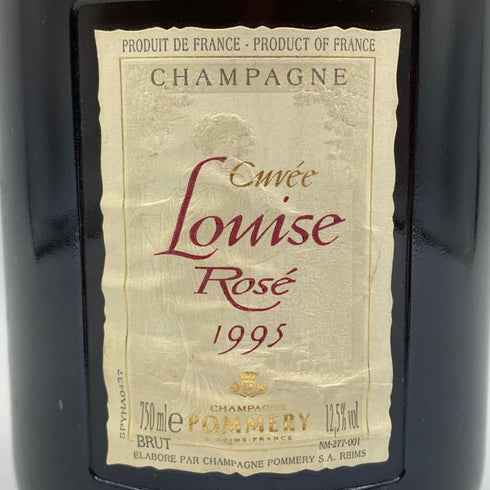 ポメリー キュヴェ ルイーズ ロゼ 1995 750ml 12% Pommery Cuvee Louise Rose ロゼワイン【C2】