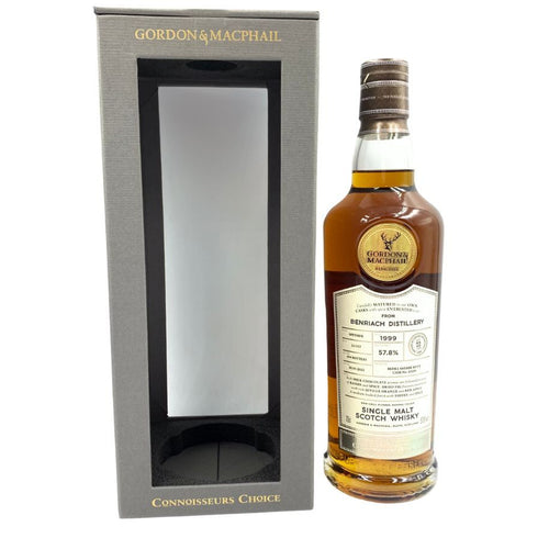 ゴードン&マクファイル コニサーズチョイス ベンリアック 1999 22年 国内42本限定 700ml 57.8% GORDON&MACPHAIL CONNOISSEURS CHOICE BENRIACH 【N4】