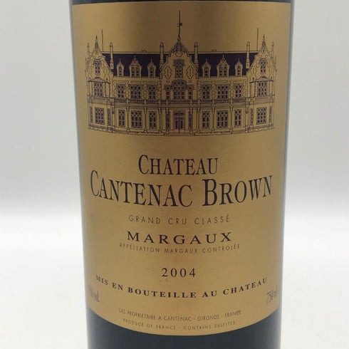 シャトー カントナック ブラウン 2004 750ml 13% CHATEAU CANTENAC BROWN ボルドーワイン【Z0】