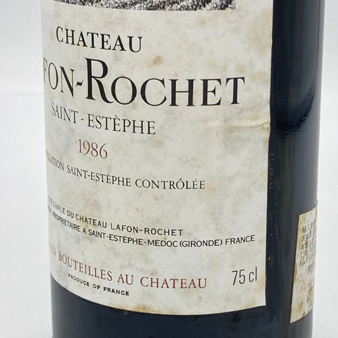 シャトー ラフォン ロシェ サンテステフ 1986 750ml 12.5% Chateau Lafon Rochet ボルドーワイン【V1】
