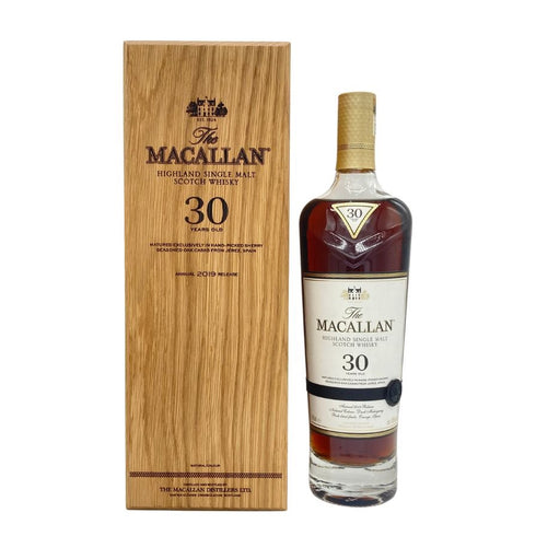 【同梱不可】マッカラン 30年 シェリーオークカスク 2019 700ml 43% MACALLAN SHERRY OAK CASKS スコッチウイスキー【G】