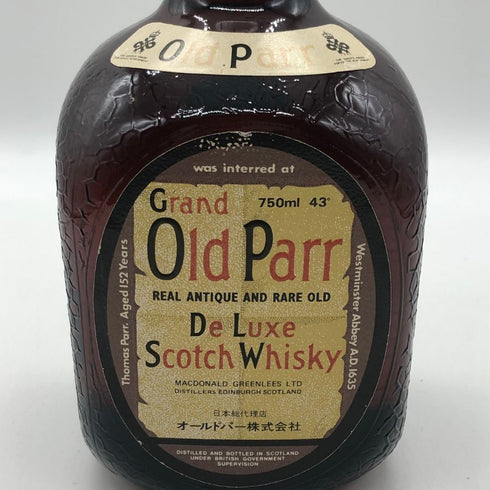 グランド オールド パー 12年 デ ラックス 750ml 43% Grand Old Parr De Luxe スコッチウイスキー【I0】