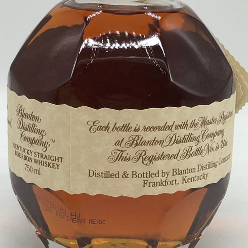 ブラントン シングルバレル 2024 750ml 46.5% Blanton's SINGLE BARREL バーボン【X0】