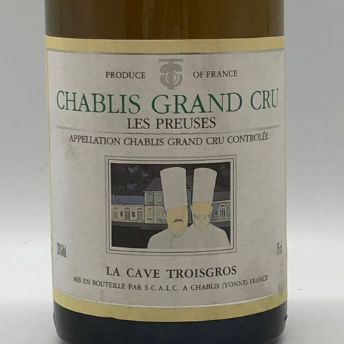 シャブリ グラン クリュ レ プルーズ 1995 750ml 13% Chablis Grand Cru Les Preuses 白ワイン【L1】