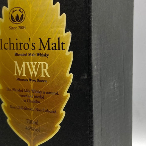 東京都限定◆ベンチャーウイスキー イチローズモルト MWR ミズナラウッドリザーブ 700ml 46% Ichiro's Molt 【J4】