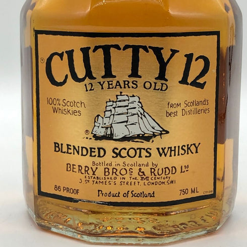 カティサーク 12年 750ml 43% CUTTY スコッチウイスキー【A3】