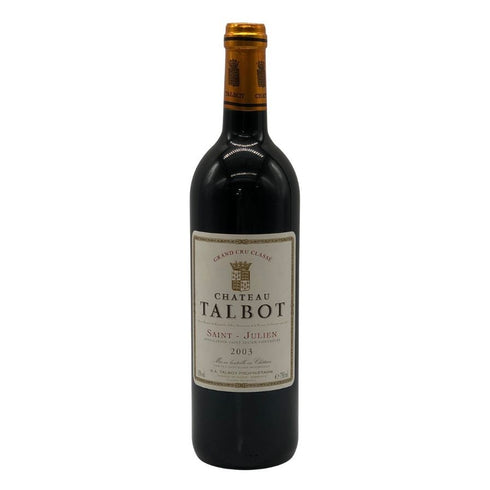 シャトー タルボ サンジュリアン 2003 750ml CHATEAU TALBO SAINT JULIEN ボルドーワイン【X1】