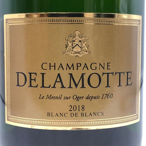 ドゥラモット ブリュット ブラン ド ブラン ミレジメ 2018 750ml 12% DELAMOTTE シャンパン【F1】