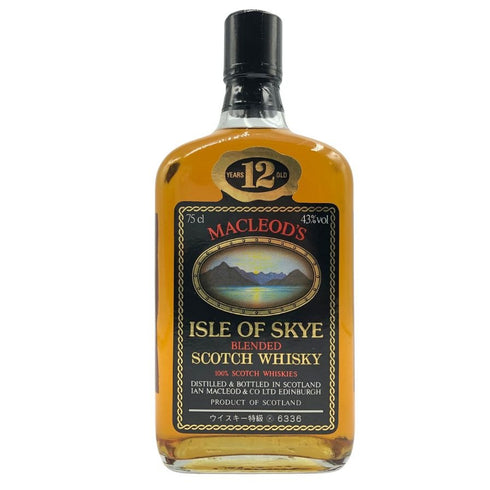 マクラウド アイル オブ スカイ 12年 750ml 43% MACLEODS ISLE OF SKYE スコッチウイスキー【D1】