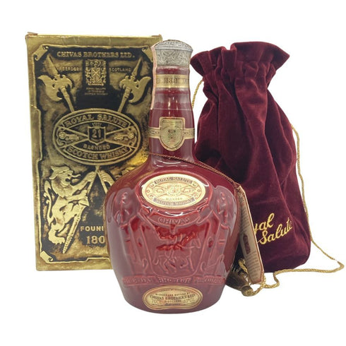 シーバス ブラザーズ ロイヤル サルート 21年 赤陶器 700ml 40% CHIVAS BROTHERS ROYAL SALUTE スコッチウイスキー1311g【T4】