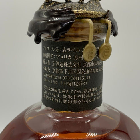 ブラントン シングルバレル ブラックラベル 2023 750ml 40% Blanton's SINGLE BARREL BLACK LABEL バーボン【W4】