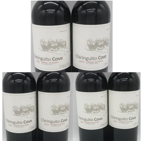 チリンギート コヴェ カベルネ ソーヴィニヨン 2022 750ml 13% Chiringuito Cove Cabernet Sauvignon 6本セット 赤ワイン【7-2】