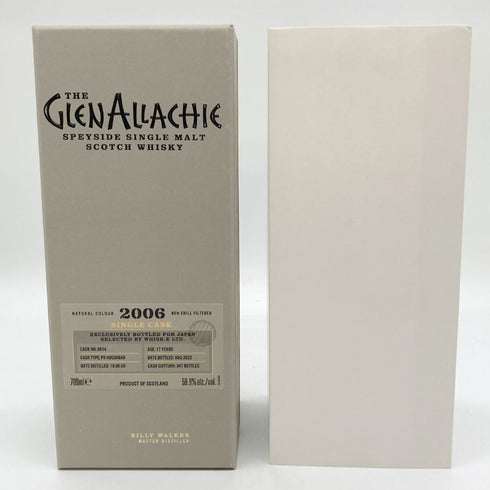 グレンアラヒー 17年 2006 シングルカスク PXシェリーホグスヘッド 700ml 59.9% GLEN ALLACHIE SINGLE CASK PX HOGSHEAD 【X】