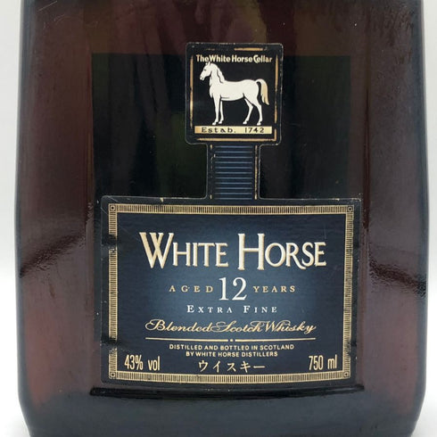 ホワイトホース 12年 750ml 43% WHITE HORSE スコッチウイスキー【B1】